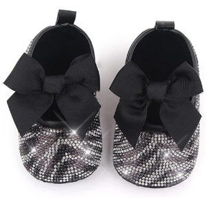 NWT Cute Sparkling Bling Swarovski Rhinestone Baby Girl Princess Shoes +…